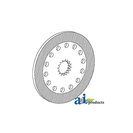 A & I Products Brake Friction Plate 12" x12" x0.2" A-A190067